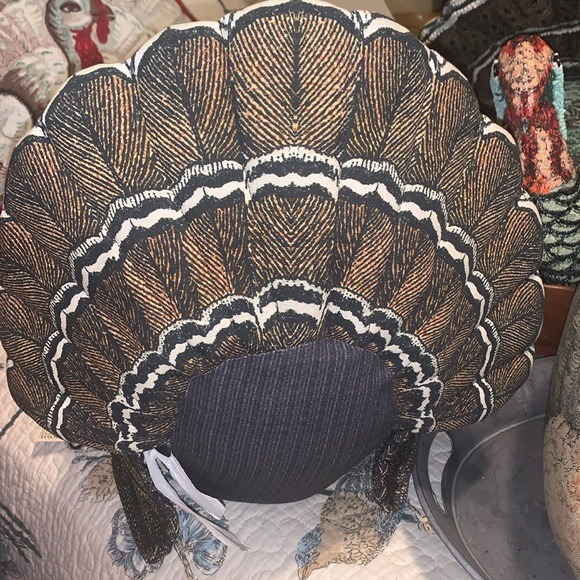 JOHN DERIAN TURKEY EMBELLISHED PILLOW from TARGET NWT - Picture 5 of 5